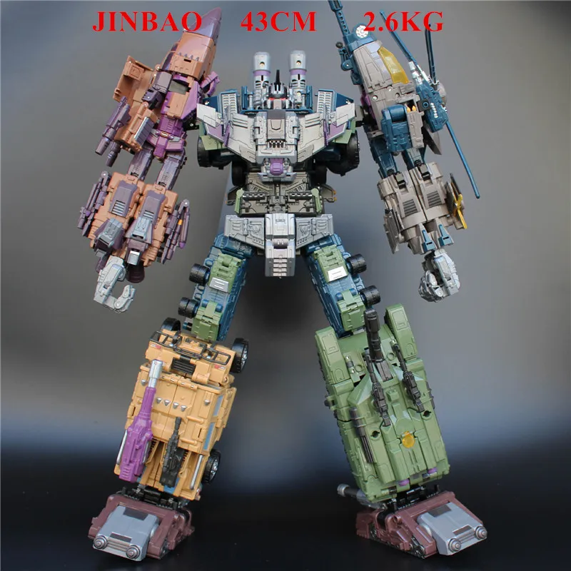 JINBAO JINBAO NBK 6 в 1 большой Опустошитель Predaking Трансформационные игрушки мальчик робот автомобиль ко G1Trucks модель аниме фигурка игрушка для детей и взрослых - Цвет: JINBAO