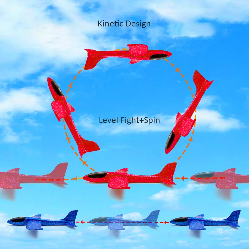 Запускаемый вручную планер модель самолета из пенопласта 38/48 см |