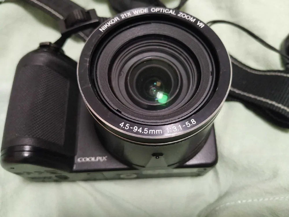 Б/у Цифровая камера Nikon Coolpix L310 14.1MP с оптическим зумом 21x-черный