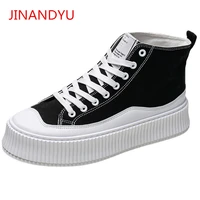 high top platform sneakers men canvas shoes green white black casual shoes fashion sports shoes men streetwear chunky sneakers