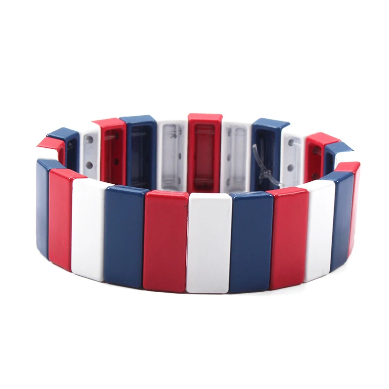 На заказ эмалированные плитки браслеты Подвески ручной работы тянущиеся