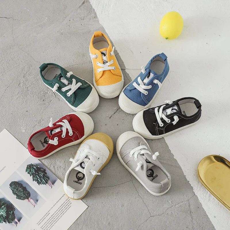 Детские парусиновые туфли весенне-осенние новые повседневные кроссовки для
