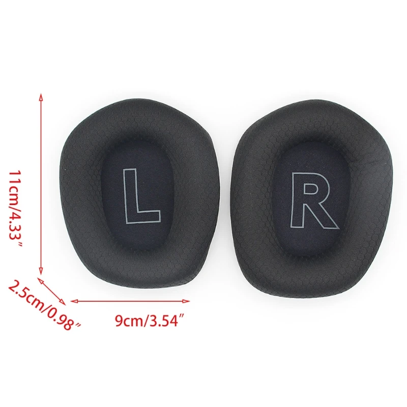 

P82F G733 Headset Ear Pads Cover Headphone Earmuff High-quality Technical Tool soft Skin-friendly for Comfortable Wear