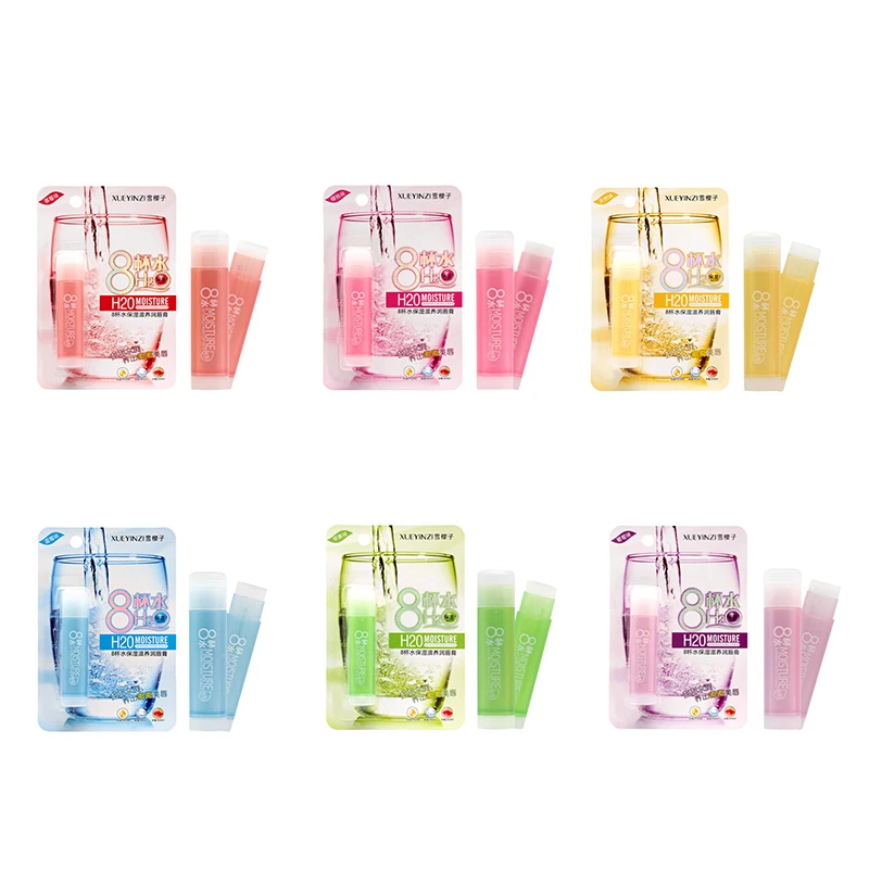 Бальзам для губ 8 чашек стойкий увлажняющий бальзам с фруктовым вкусом против