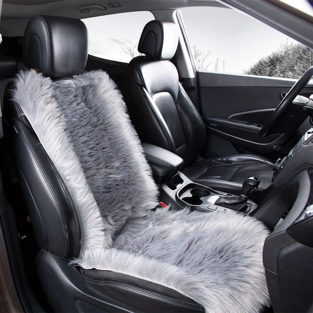 KAWOSEN длинный Чехол на сиденье из искусственного меха универсальный чехол