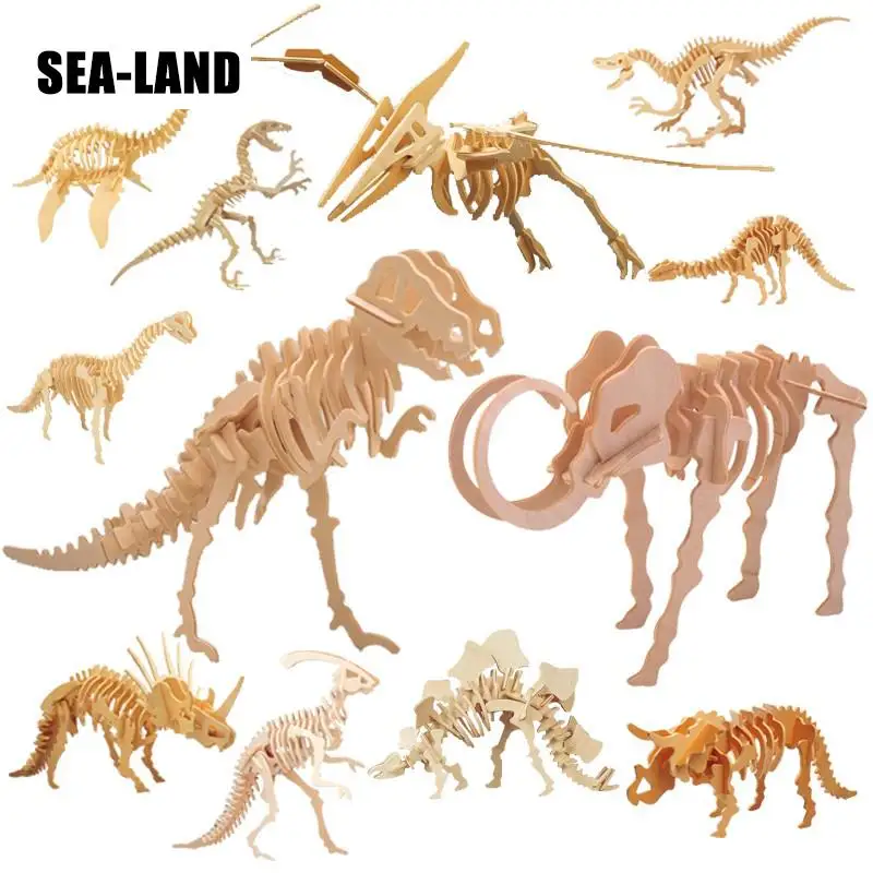 Распродажа от Aliexpress набор из 3D деревянных головоломок сделай сам доистория