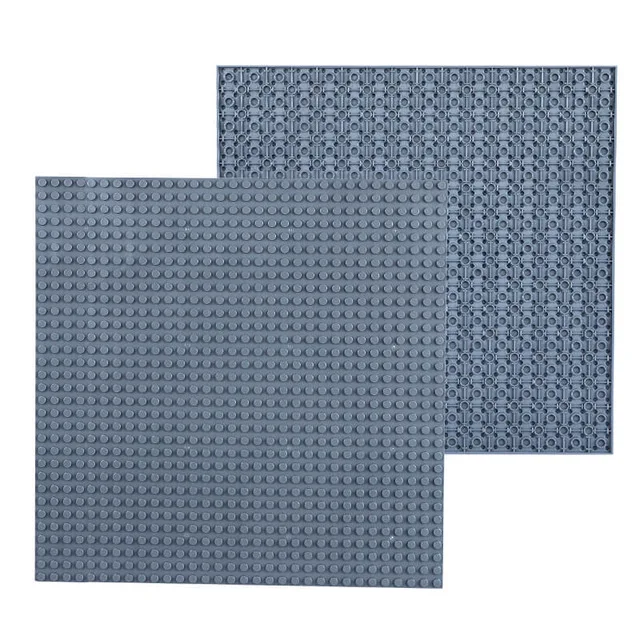 A2 Dk Grey Двухсторонняя 32*32 точки напольная опорная плита для маленького кирпича DIY строительное основание для блоков для башни Классические блоки фигурка игрушка - Цвет: A2 Dk Grey