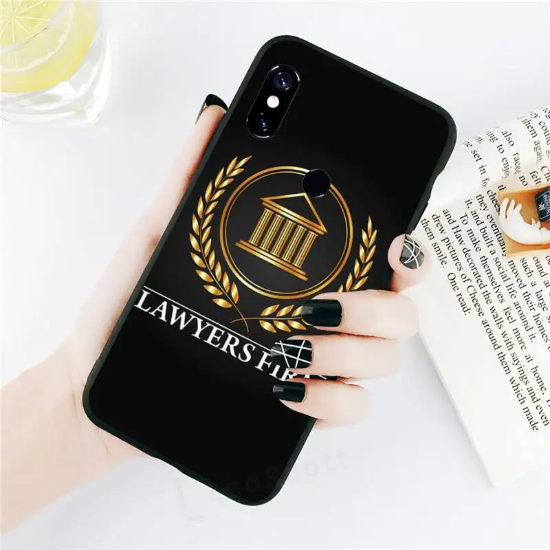 

Law Student Lawyer Judge Phone Case For Xiaomi Redmi note 7 8 9 t k30 max3 9 s 10 pro lite