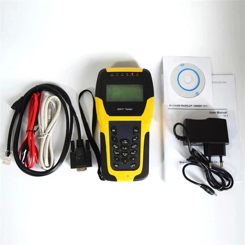 Бесплатная доставка тестер VDSL ST332B с функцией DMM для ADSL ADSL2 +. Установочные
