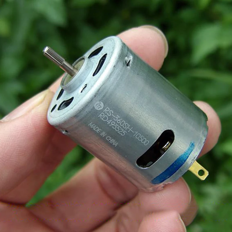 MABUCHI RS 360SH 10500 DC 12В 24В 7000 об/мин Micro Mini 28 мм круглая Угольная щетка Электрический