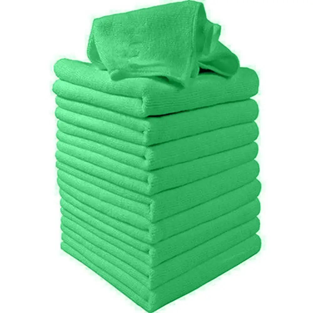

60% Hot Sale 10 Pieces Of Large Microfiber Towel Car Beauty Cloth Washing Dust Collector Towel Cleaning Accessories
