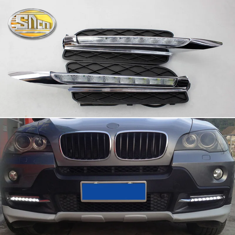 

For BMW E70 X5 2007 2008 2009 2010 No-error Daytime Running Light LED DRL fog lamp Driving 12V relay Waterproof