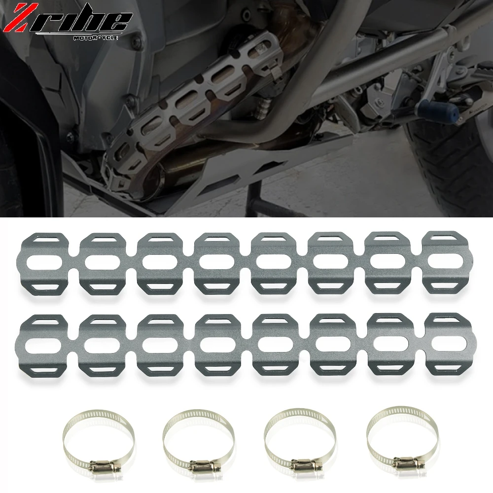 

Motorcycle Exhaust Muffler Pipe Crash Leg Protector Heat Shield Cover FOR BMW F650GS F700GS F800GS R1200GS ADVENTURE 2008-2019