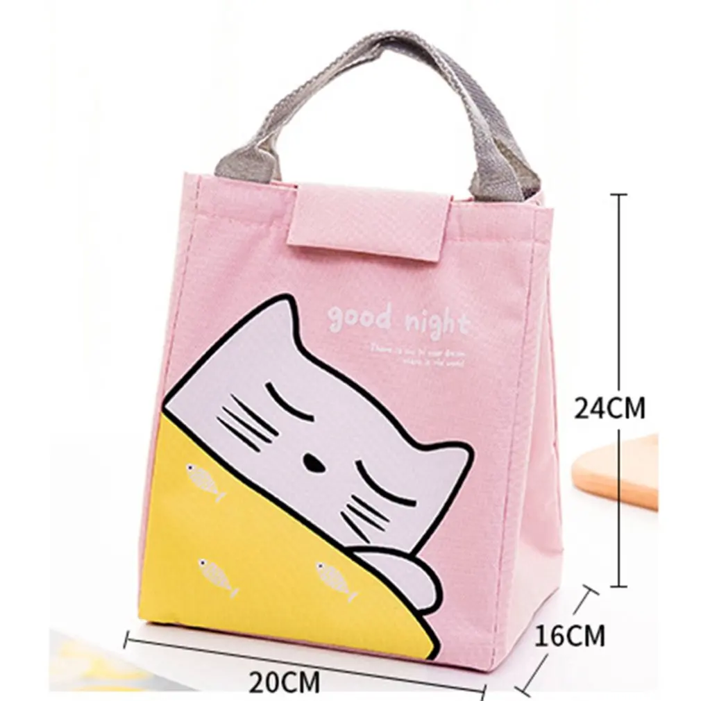 Термосумка Портативная сумка для ланча нейтральная Студенческая Детская