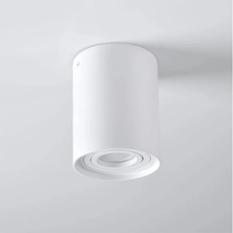 Светодиодный светильник с круглым креплением на поверхность GU10 регулируемый