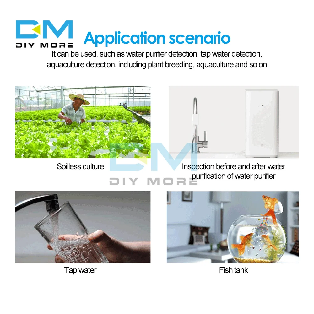 TDS-M1S ручка для тестирования качества воды портативная фоторучка со светодиодный