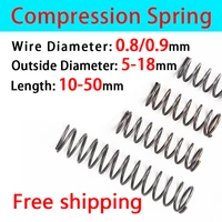 wire diameter 0 80 9mm outer diameter 5 18mm compressed spring pressure spring return spring release spring mechanical spring