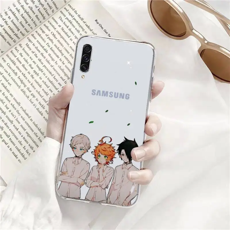 

Anime The Promised Neverland Phone Case Transparent For Samsung Galaxy A71 A21s S8 S9 S10 plus note 20 ultra