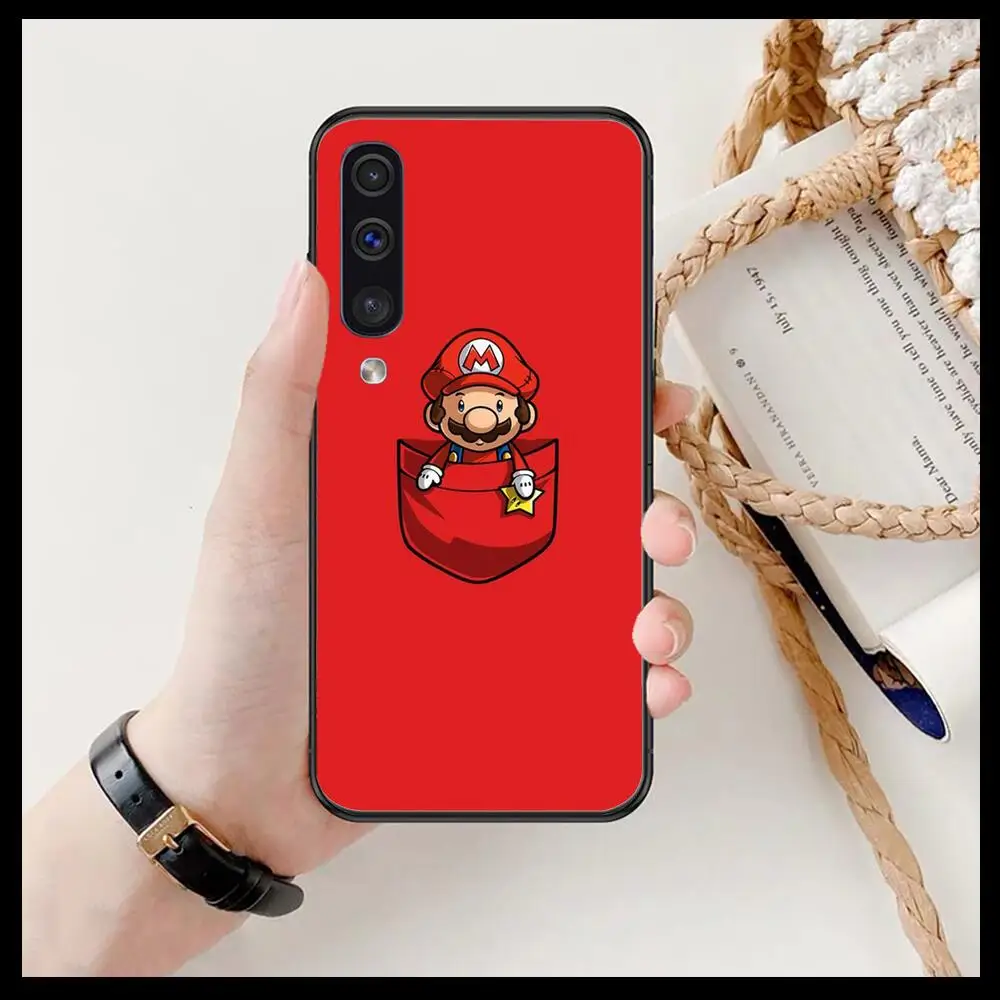 

funny Super Marios Bros Phone cover hull For SamSung Galaxy S 8 9 10 20 21 S30 Plus Edge E S20fe 5G Lite Ultra black soft