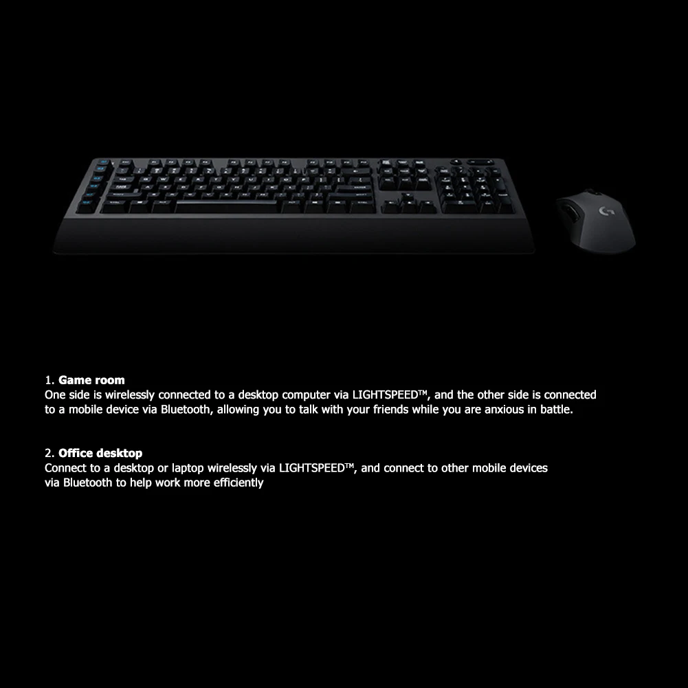 Gaming Mechanical Keyboards 2.4GHz Bluetooth Wireless for Logitech G613 LIGHTSPEED Household Computer Accessories
