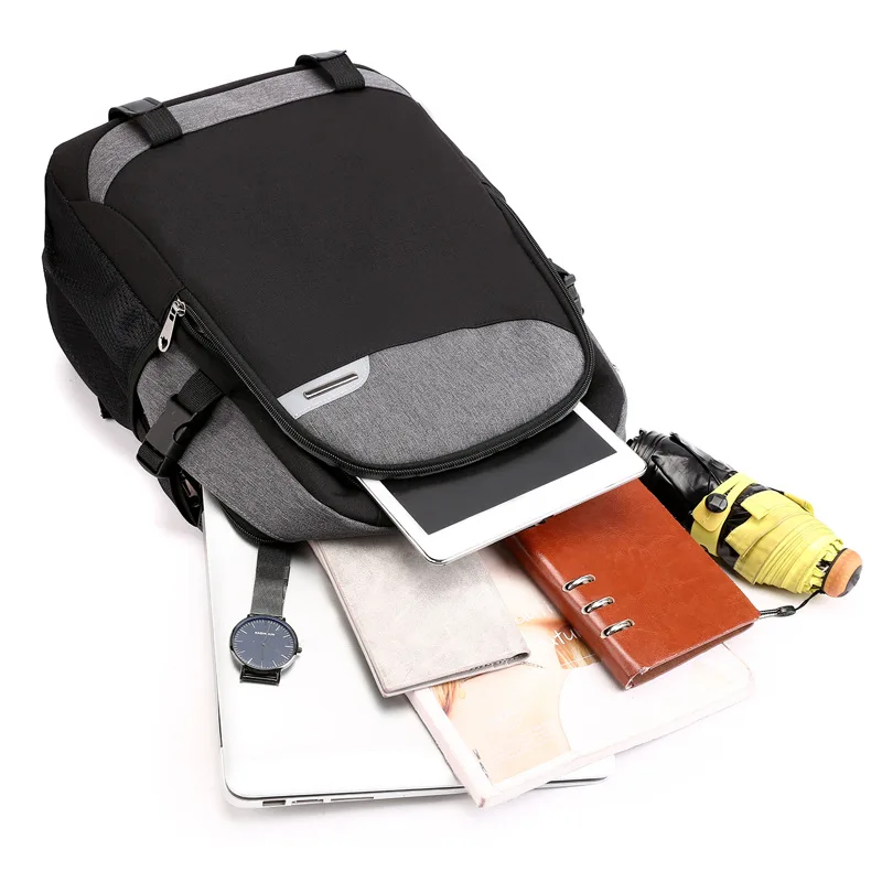 Многофункциональный рюкзак водонепроницаемый мужской USB зарядка сумки на плечо