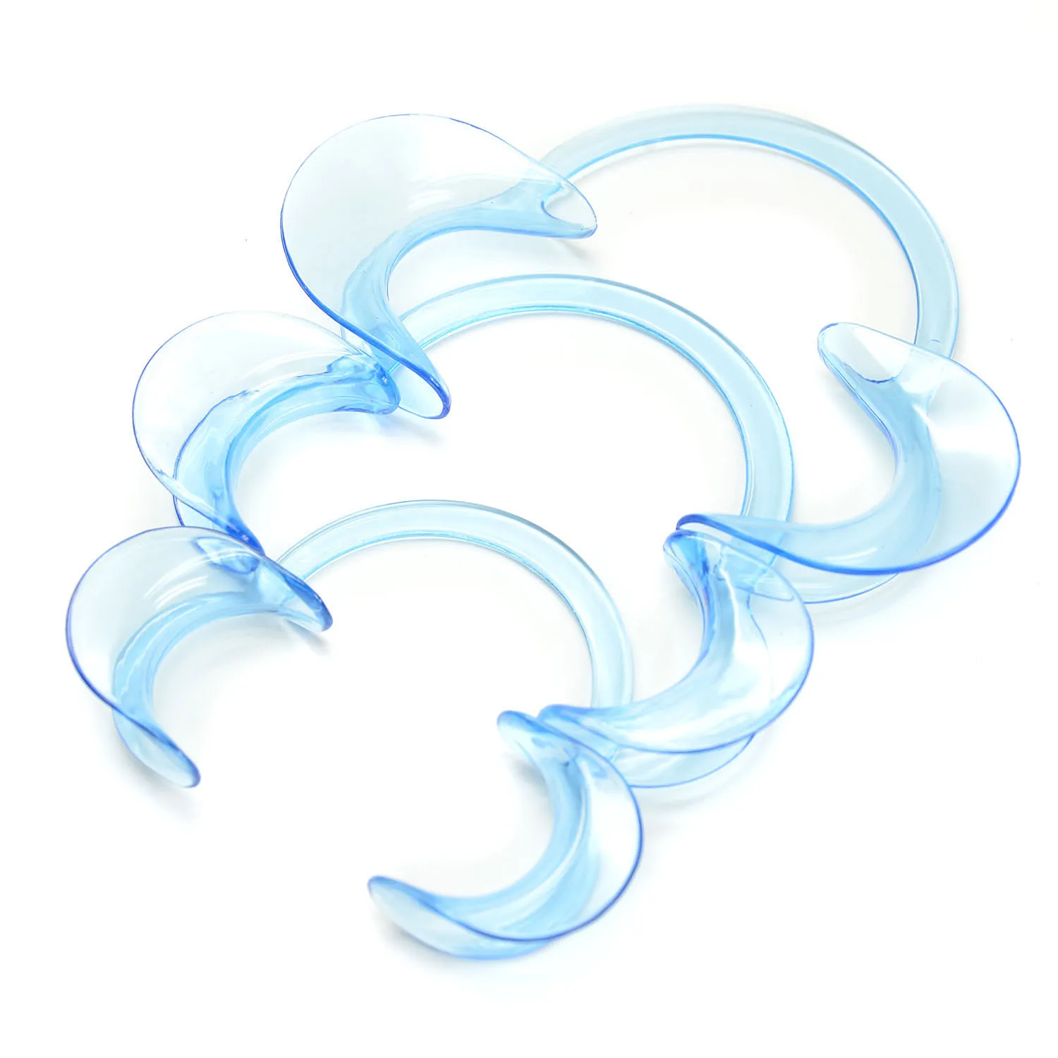 

5 шт. Azdent Стоматологическая открывалка для рта C-образные стоматологические щеки губы Ретрактор Открыватель для рта для губ ротовой кляп Сто...