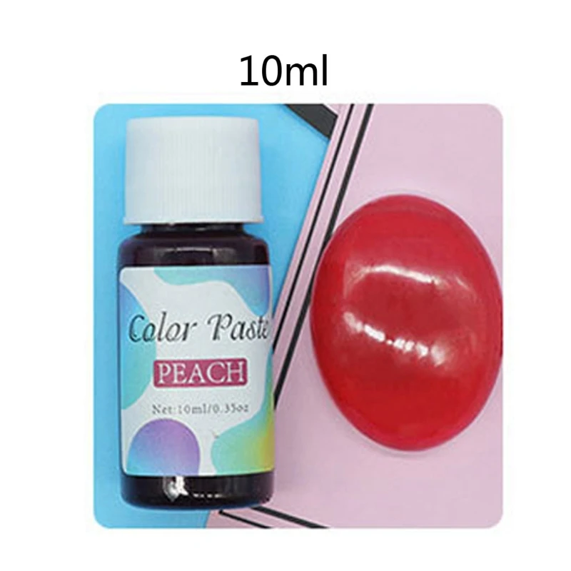 

24 Colors Resin Paste Pigment Opaque Solid Color Liquid Dye Resin Colorant Resin Jewelry Crafts Art Making Each 0.35oz Drop Ship