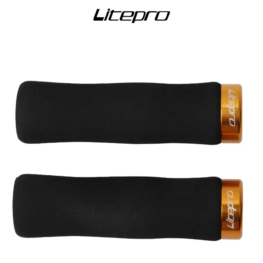 

Litepro Ultra Light Single Side Locking Sponge Hand Grip MTB Mountain Bike Folding Bicycle Handle Grips Handlebar 74g