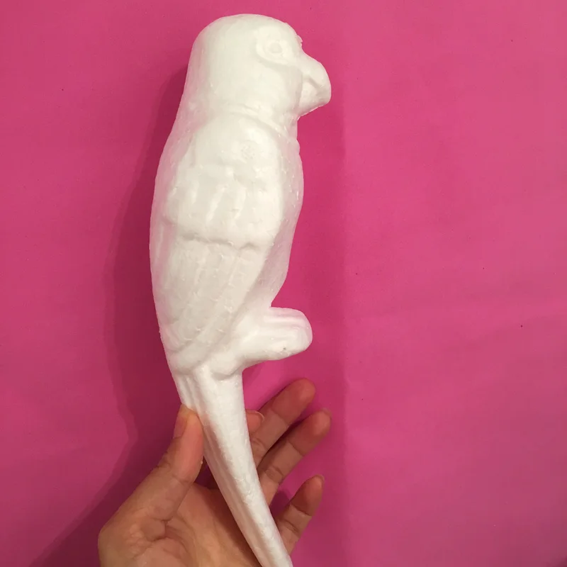 23 см/6 шт. пенопластовый попугай декоративные шарики из полистирола в виде птиц