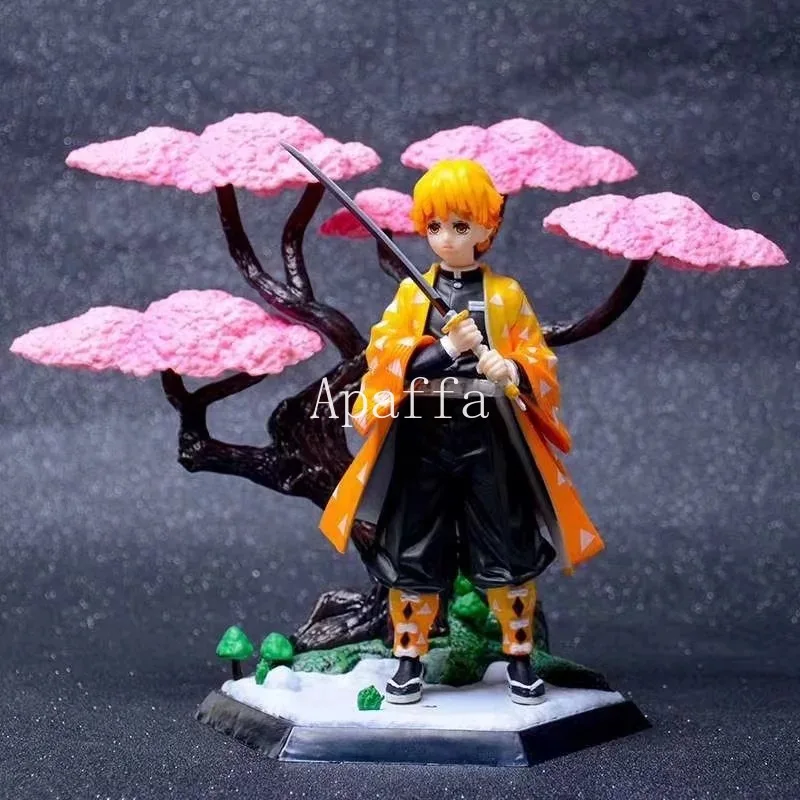 Экшн фигурки Kamado Nezuko Agatsuma Zenitsu Аниме игрушечные подарки экшн из ПВХ рассекающие