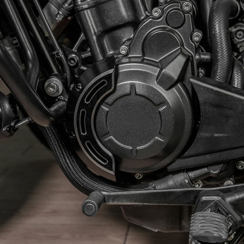 Левый корпус двигателя CNC крышка статора генератора защита от удара ползунок для