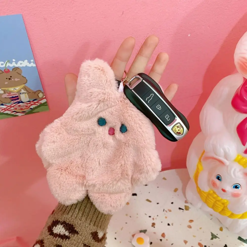 Bentoy Milkjoy Berber Fleece Plush Coin Purse Rabbit Money Bag Girl Cute Soft Mini Wallet Card Case Holder Kids Gift Storage bag | Багаж и