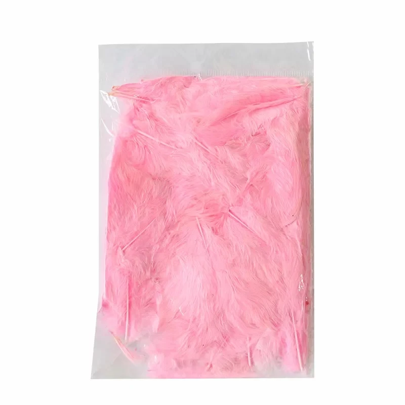 Аксессуары для воздушных шаров в виде натуральных перьев розовые черные красные