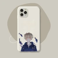 fhnblj anime jujutsu kaisen inumaki toge phone case soft solid color for iphone 11 12 13 mini pro xs max 8 7 6 6s plus x xr