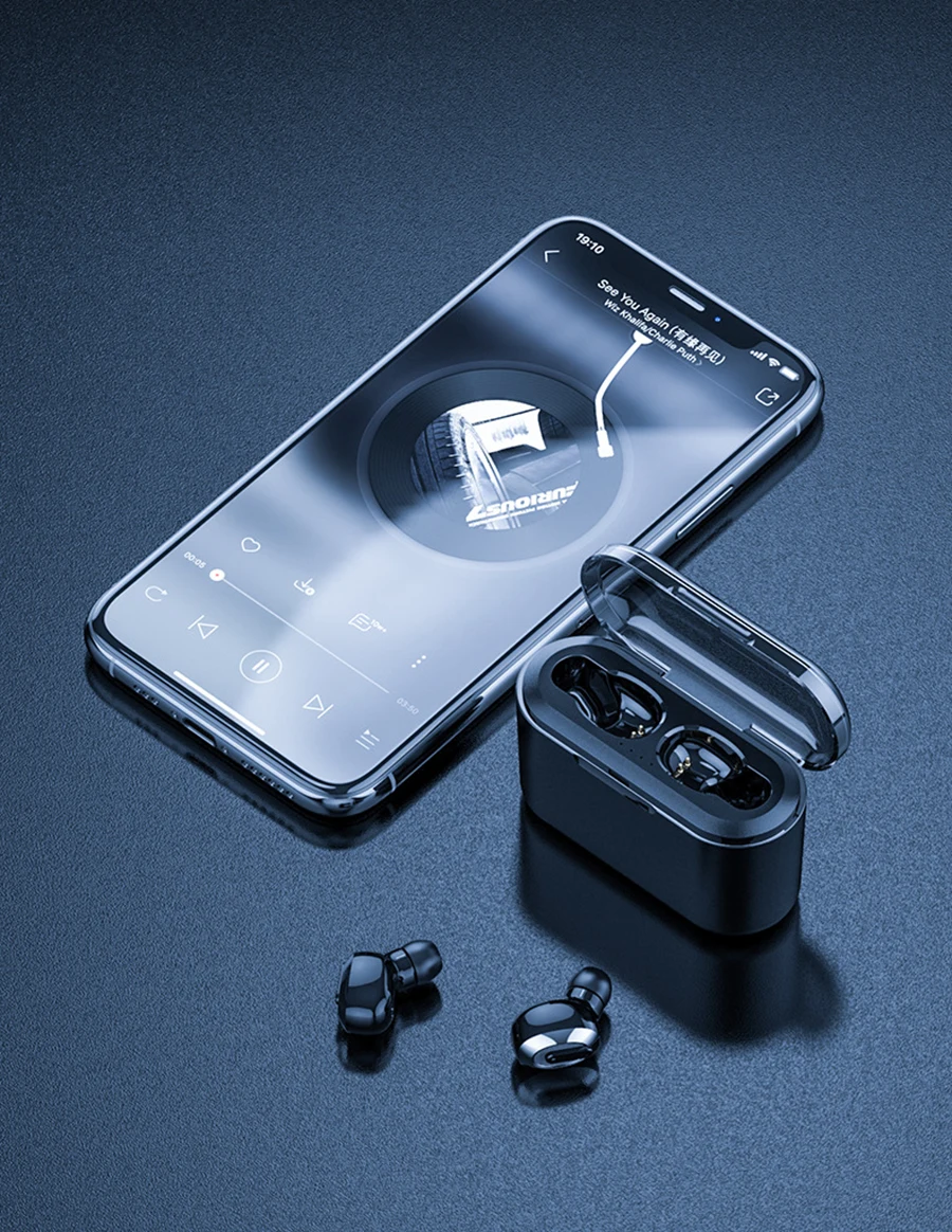 Беспроводные наушники стерео bluetooth наушники T2 TWS Bass Surround auriculares bluetooth inalambrico 2200 мАч музыка fone de ouvido