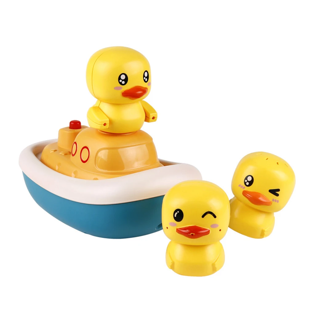 

Baby Cute Animal Bath Toy Duck Bath Water Pump Shower Toys Water Games Bathtime Spraying Modes Bathroom Infants