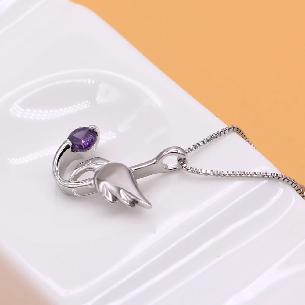 Модный простой Ласточка 925 Серебряное колье с подвесками женские ключицы цепи