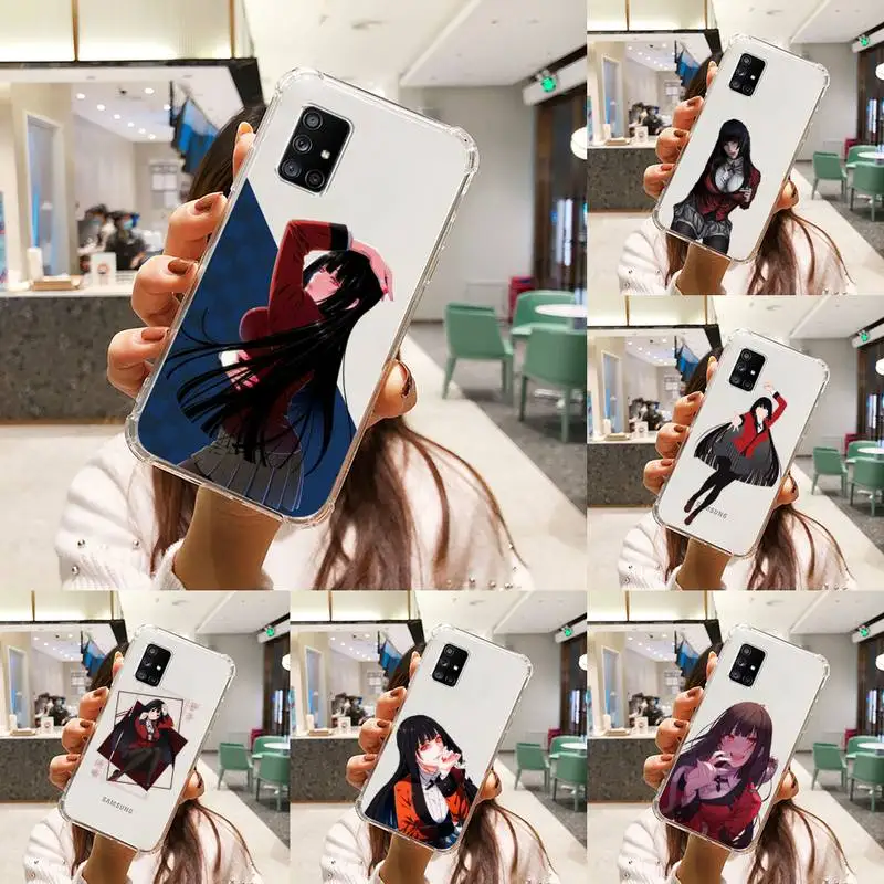 

yumeko jabami Phone Case Transparent For Samsung A51 A50 A71 A70 A81 M60S Note S21 S 20 10 9 8 11 E Plus Ultra