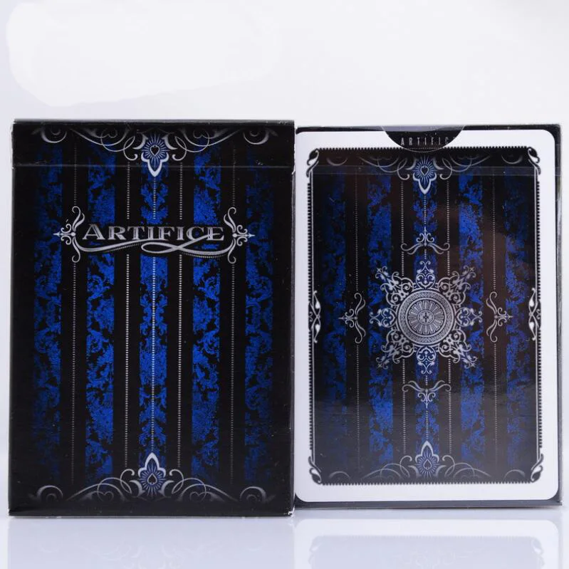 Синяя Артикул v2 волшебная колода Ellusionist игральные карты покер крупный план
