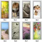 Креативные дверные наклейки, ландшафтное украшение двери, 3d обои для дверей, спальни, домашний декор сделай сам, роспись сделай сам, Переводные картинки для обновления