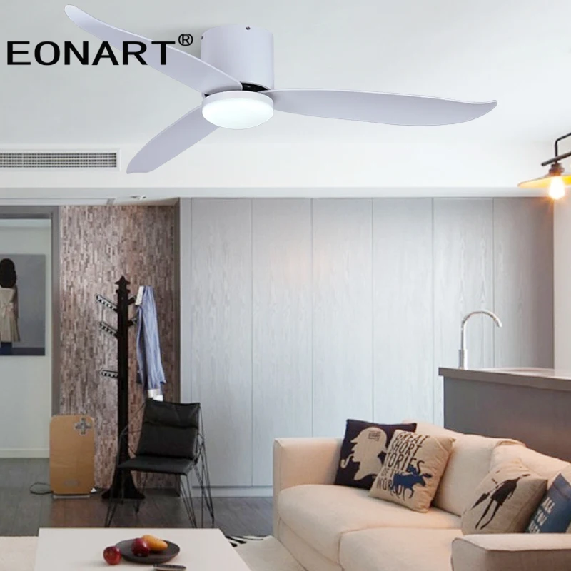 Потолочный вентилятор 52-дюймовый с дистанционным управлением и светодиодной