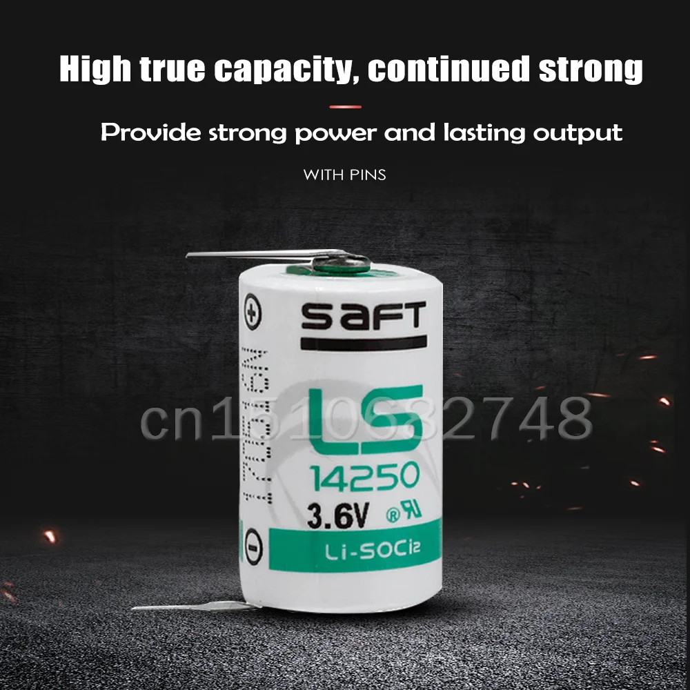 1 шт./лот новый оригинальный SAFT LS 14250 LS14250 3 6 V 1/2 AA 1/2AA Первичная батарея ПЛК литиевая