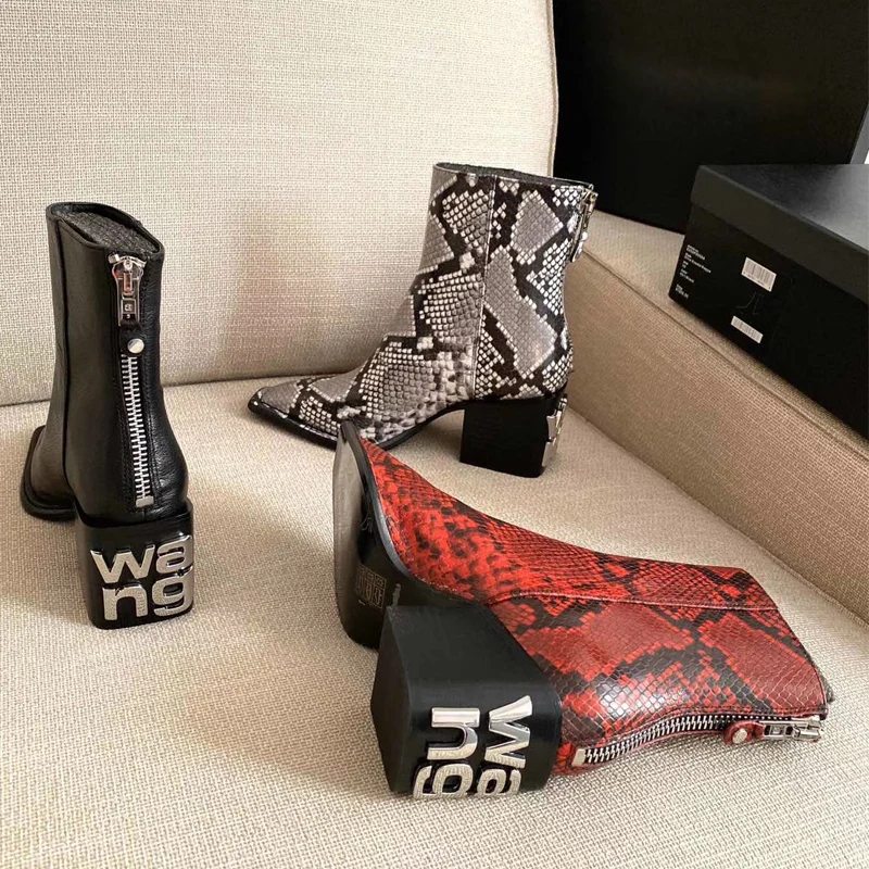 

2020 VALLU Women Shoes Platform Boots Lace Up Round Toes Ankle Boots Leather Shoes Women Booties