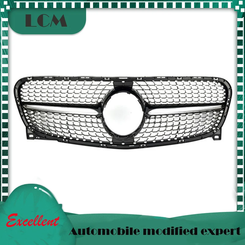 Передний бампер Diamond Look для Mercedes For Benz GLA class X156 GLA180 GLA200 GLA250 GLA45 2014 2016 с