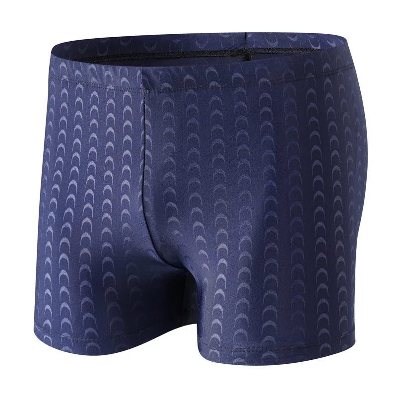 

L-4XL Men's Swimming Trunks Imitation Shark Skin Swimming Trunks Quick-drying Stretch Boxer Shorts Seaside Beach Shorts Swimwear