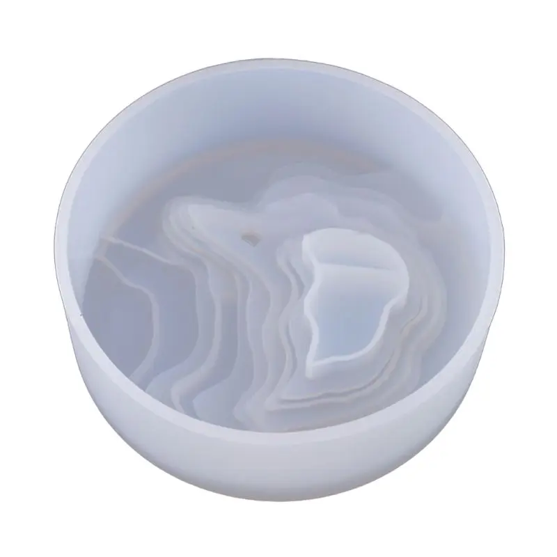 

Crystal Epoxy Resin Mold Flower Pot Casting Silicone Mould DIY Craft Making Tool E15E