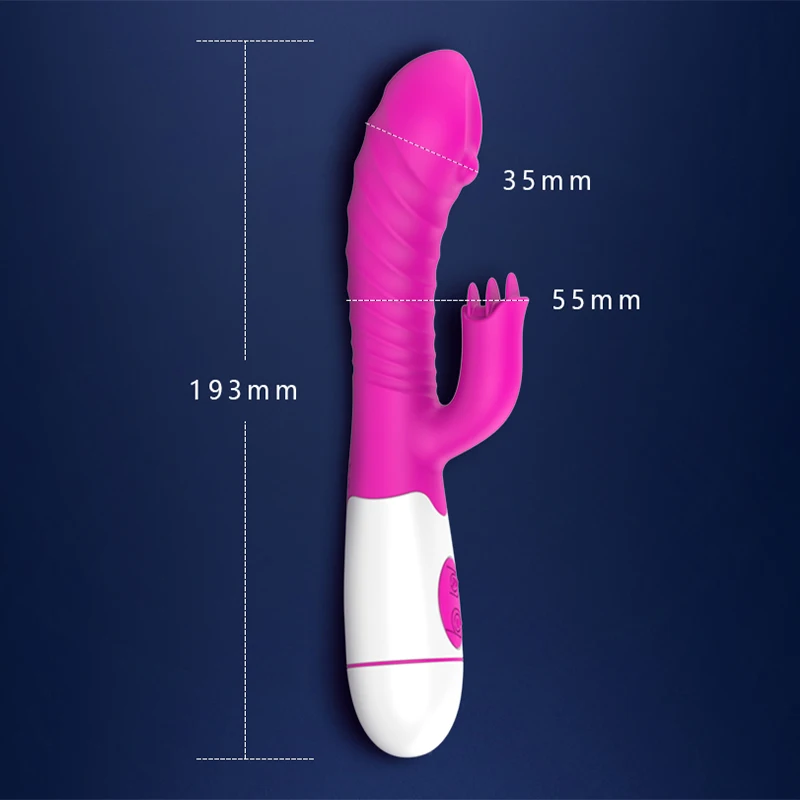 30 Speeds G Spot Dildo Vibrator Sex Toys for Woman Female Vaginal Clitoris Stimulator Magic Wand Tongue Vibrators Women | Красота и