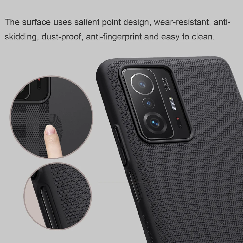 Чехол NILLKIN для Xiaomi 11T Pro /Mi суперматовый чехол с защитой от отпечатков пальцев