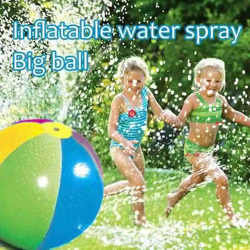 

Funny Inflatable Spray Water Ball Children's Summer Outdoor Swimming Beach Pool Play The Lawn Balls Playing Smash It Toys