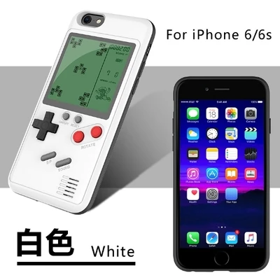 Черный 10 шт., чехлы для телефона Gameboy Tetris для Iphone 7, 8 plus, мягкий чехол из ТПУ, чехол для игровой консоли Blokus, чехол для Iphone X 6, 6S plus - Цвет: Черный